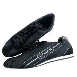 COACH Hilary Women's Black Canvas Shoes Size 8